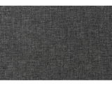 Nahaufnahme eines dunkelgrauen Stoffes mit feiner Webstruktur, verwendet für ein Vorhang Set.