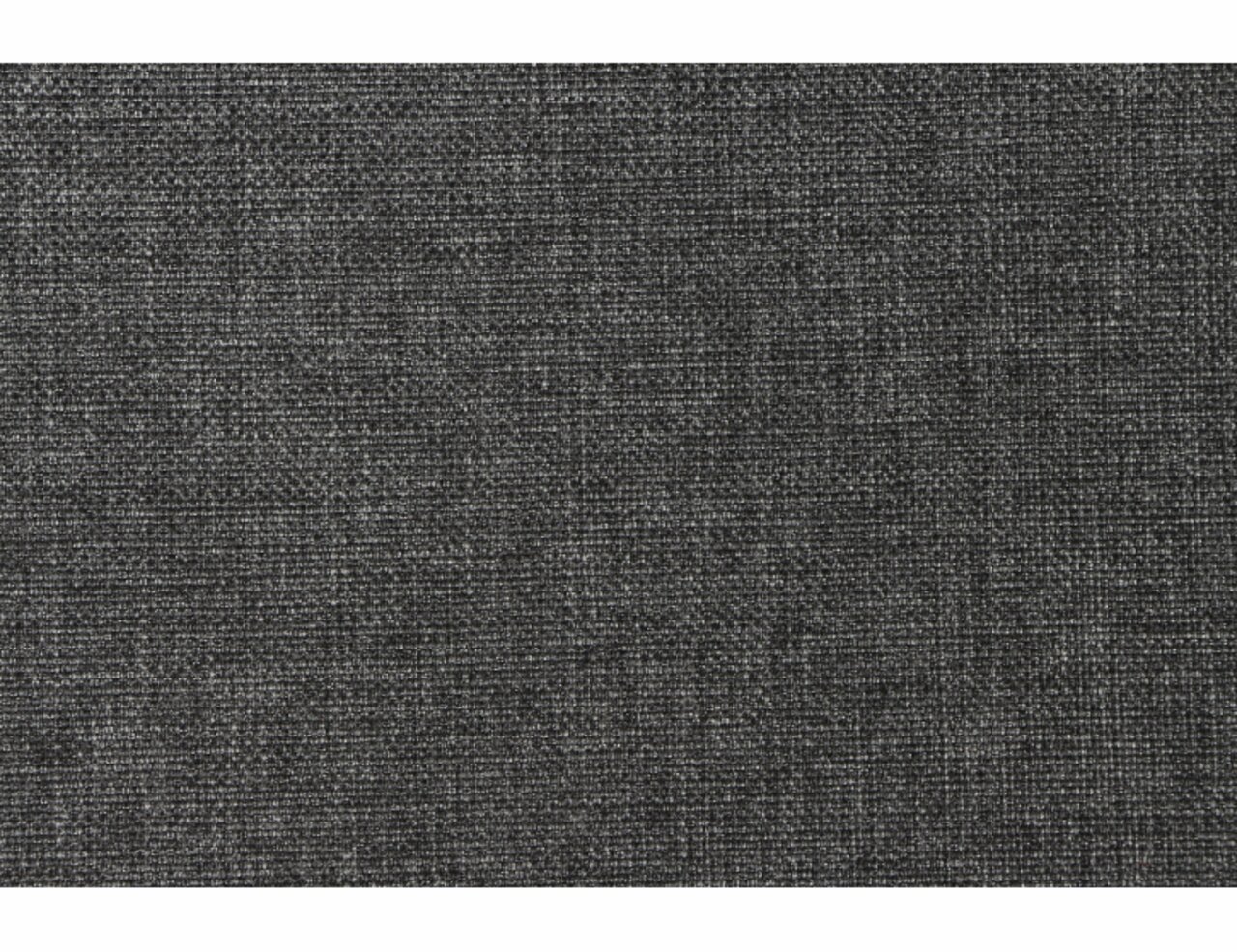 Nahaufnahme eines dunkelgrauen Stoffes mit feiner Webstruktur, verwendet für ein Vorhang Set.