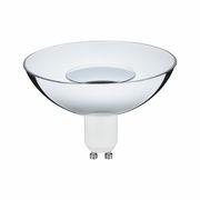 LED Leuchtmittel mit GU10-Sockel, seitliche Perspektive