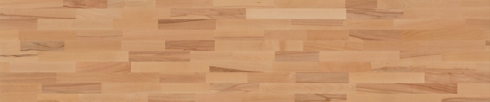 Nahaufnahme eines Holzbretts mit natürlicher Maserung, Draufsicht