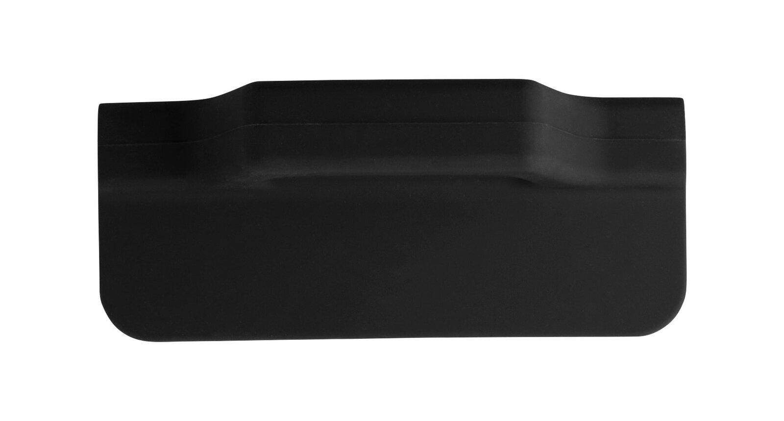 Grauer, rechteckiger Silikongriff aus der Vorderansicht