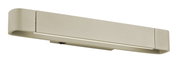 Moderne LED-wandlamp BOX in beige, zijaanzicht