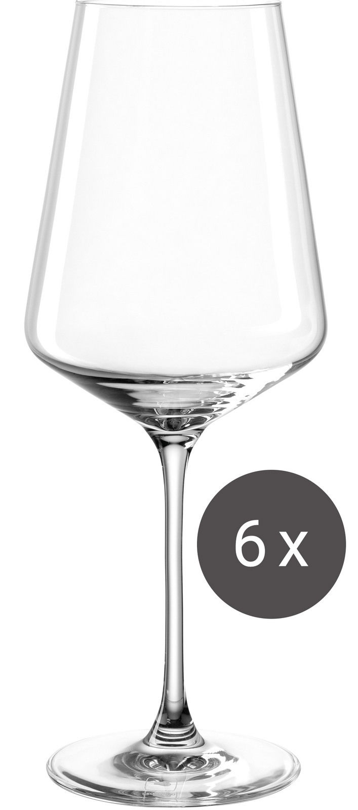 Weißweinglas 560ml aus einem 6er-Set, seitliche Ansicht