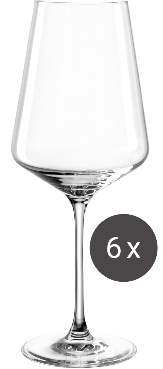 Weißweinglas 560ml aus einem 6er-Set, seitliche Ansicht