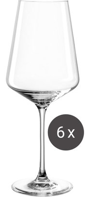 Witwijnglas van 560 ml uit een set van 6, zijaanzicht