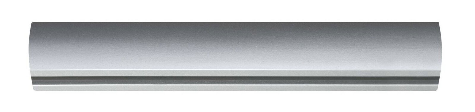 PAULMANN Schiene 0,1m URAIL Silberne Schiene für URAIL-System, seitliche Perspektive