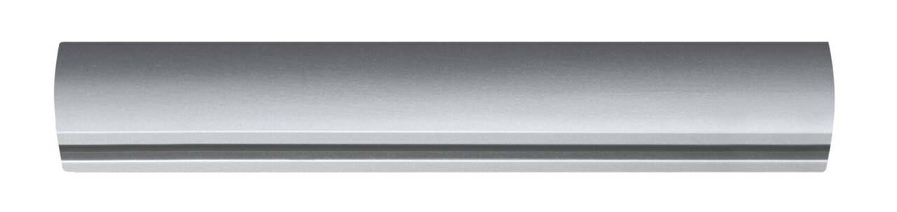 PAULMANN Schiene 0,1m URAIL Silberne Schiene für URAIL-System, seitliche Perspektive