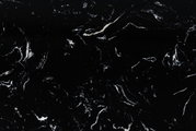 Schwarze Marmorplatte mit weißen Adern, Draufsicht