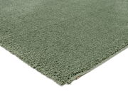 Grüner Teppich Soft Dream, Nahaufnahme aus der Ecke, ca. 240x290cm