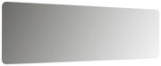 Rechteckiger XXL-Spiegel mit abgerundeten Ecken, seitliche Perspektive