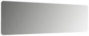 Rechteckiger XXL-Spiegel mit abgerundeten Ecken, seitliche Perspektive