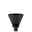 Schwarzer Filterhalter in konischer Form, frontal abgebildet, passend für Stelton Isolierkannen.