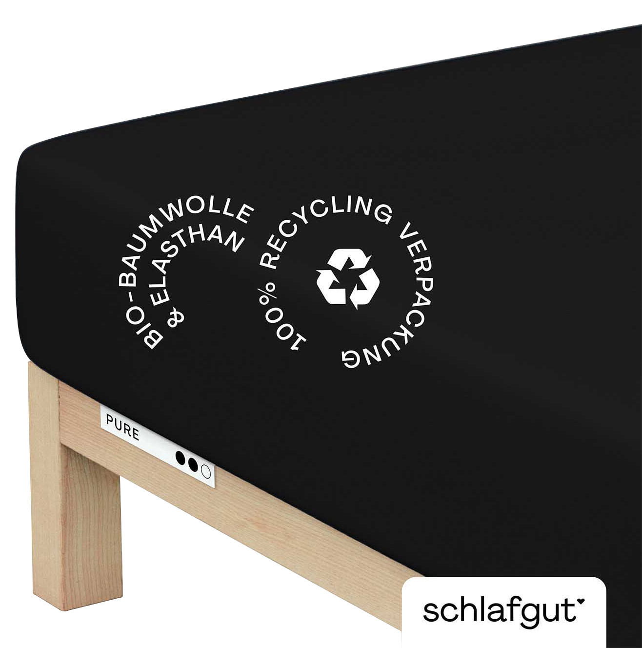 schlafgut Spannbettlaken S 799 Pure schlafgut Spannbettlaken S 799 Pure