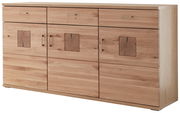 Holz-Sideboard mit drei Schubladen und vier Türen, Frontansicht