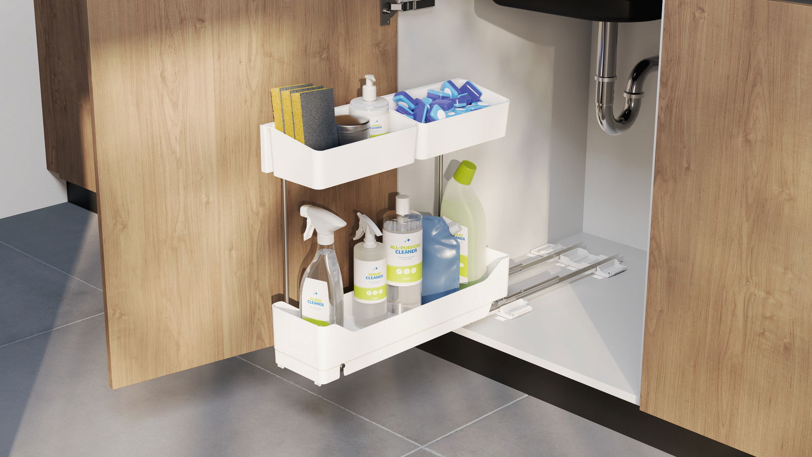 Tesa Seitenauszug Schublade KITCHEN Tesa Seitenauszug Schublade KITCHEN