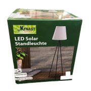 Verpackung der LED Solar Standleuchte 150cm von Kynast Garden, Vorderansicht