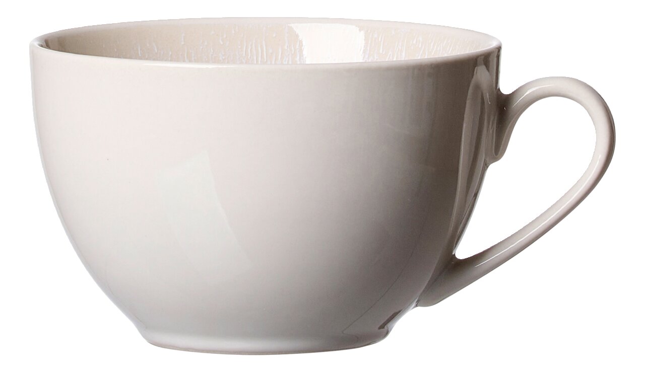 Weiße Kaffeetasse Laredo 220ml, seitliche Ansicht