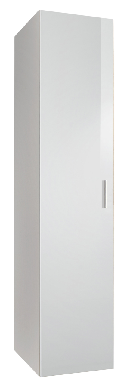 XORA Mehrzweckschrank MALTA Weißer Mehrzweckschrank mit einer Tür, frontal betrachtet.