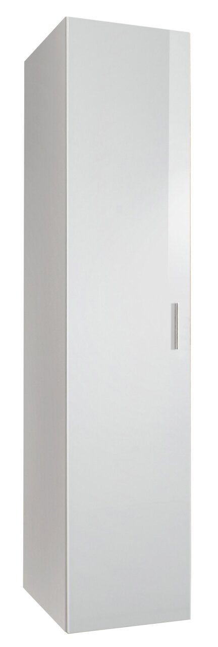 XORA Mehrzweckschrank MALTA Weißer Mehrzweckschrank mit einer Tür, frontal betrachtet.