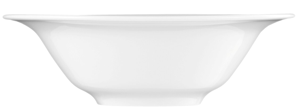 Seltmann Weiden Dessertschale TRIO Weiße Dessertschale aus Porzellan, seitliche Ansicht