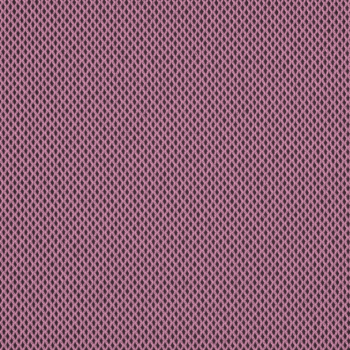 Nahaufnahme eines rosa Netzstoffs, der für einen Sitzhocker für Kinder verwendet wird.