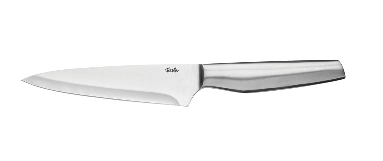 Universalmesser 13cm aus Edelstahl, seitliche Ansicht
