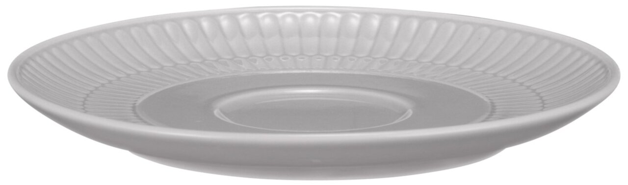 Grote combi-schotel van 16 cm met geribbelde rand, zijaanzicht