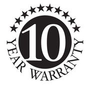 10 Jahre Garantie Siegel, Vorderansicht