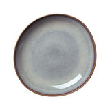 Obstschale Lave 600ml beige, Draufsicht, runde Form mit glatter Oberfläche und natürlichem Farbverlauf