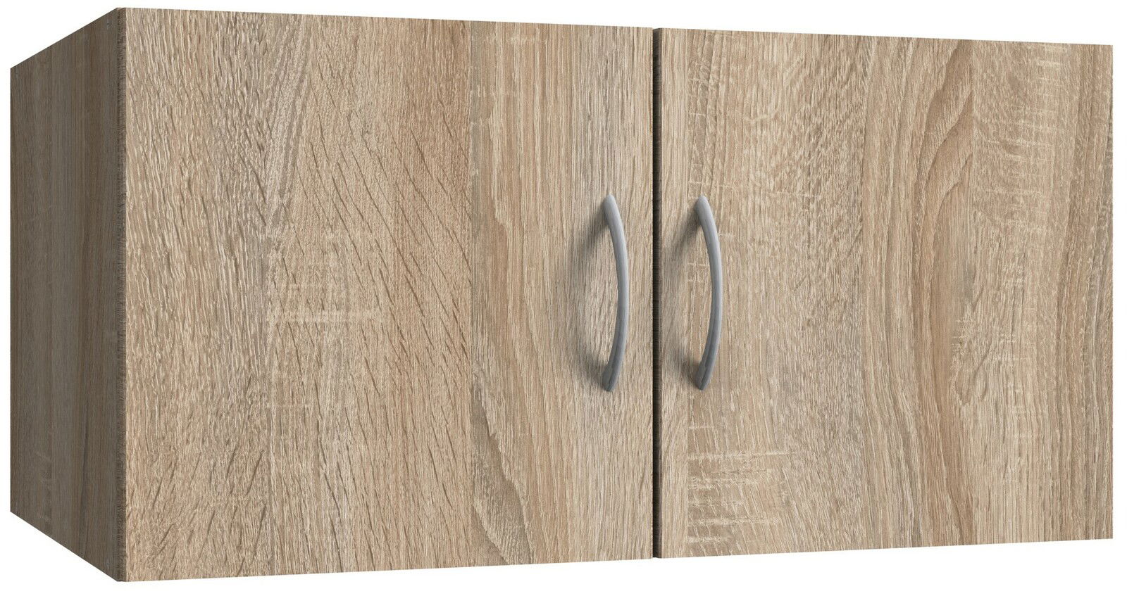 XORA Aufsatz T40 MULTIRAUMKONZEPT Hängeschrank mit zwei Türen in Holzoptik, frontale Perspektive