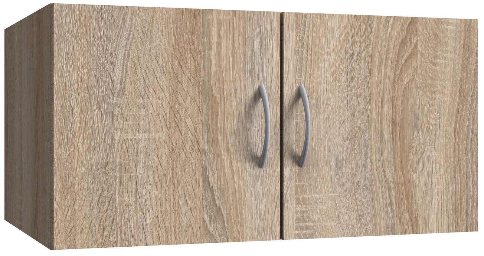 XORA Aufsatz T40 MULTIRAUMKONZEPT Hängeschrank mit zwei Türen in Holzoptik, frontale Perspektive