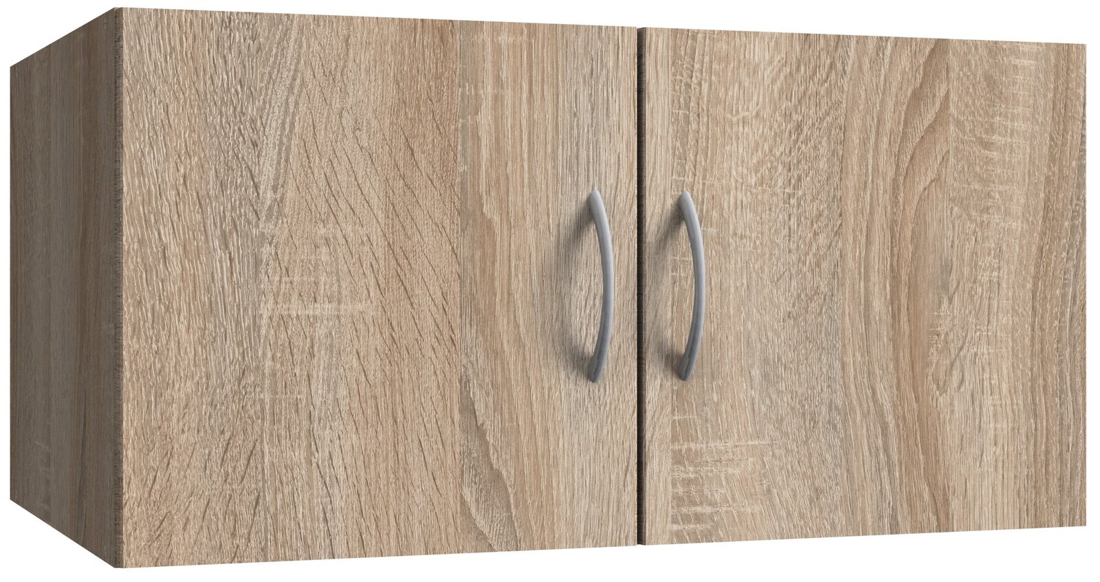 XORA Aufsatz T40 MULTIRAUMKONZEPT Hängeschrank mit zwei Türen in Holzoptik, frontale Perspektive
