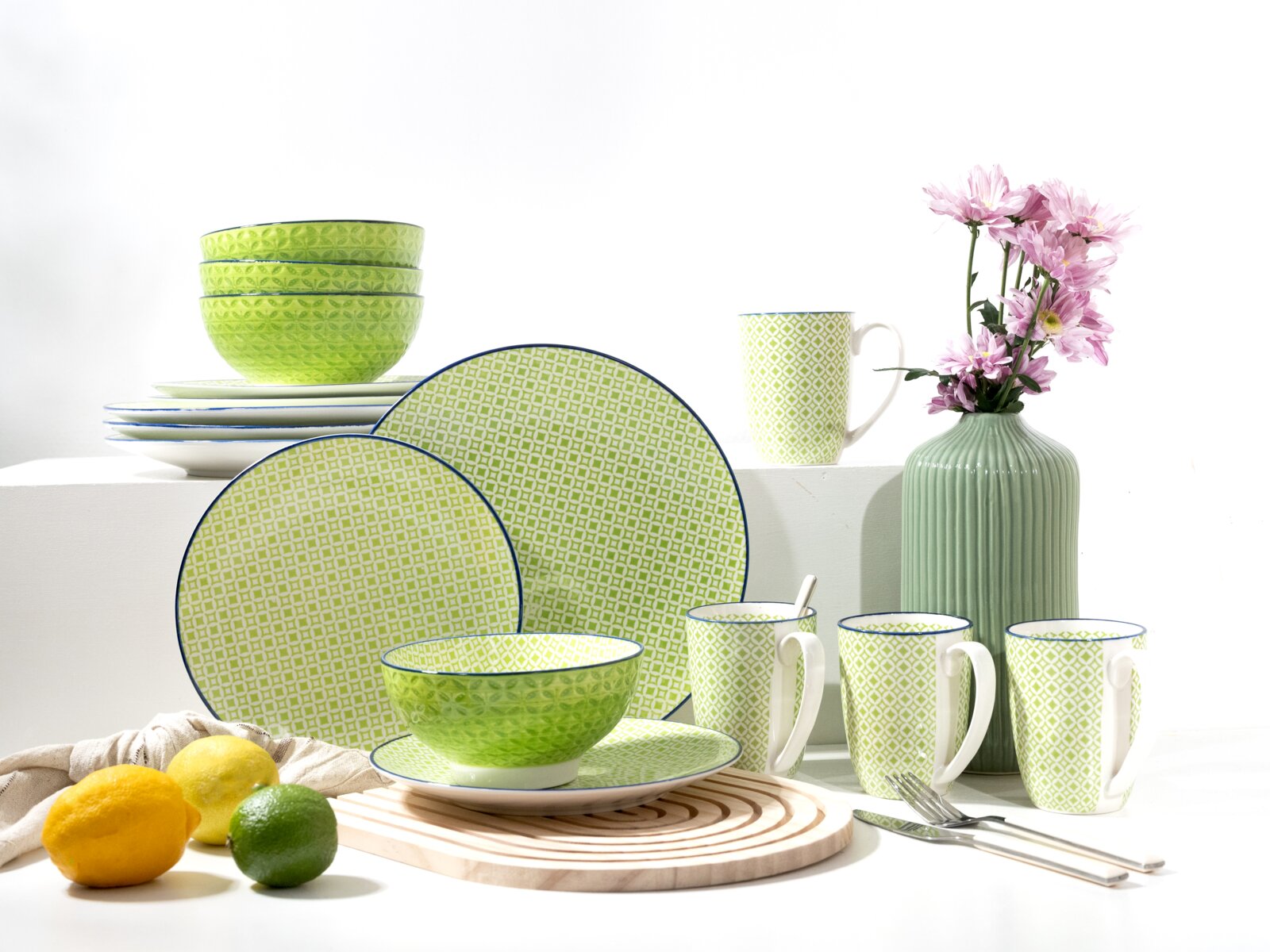 creaTable Kombiservice 16-tlg MEDITERRAN