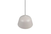 Moderne hanglamp in wit, vooraanzicht