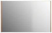 Rechteckiger Spiegel mit Holzrahmen, Frontalansicht