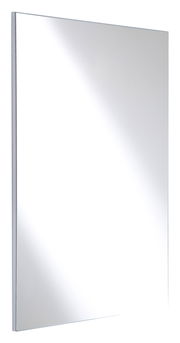 Moderner rechteckiger Wandspiegel in seitlicher Perspektive