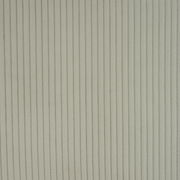 Nahaufnahme eines hellgrauen, gerippten Stoffes, der für einen Schwingstuhl verwendet wird.