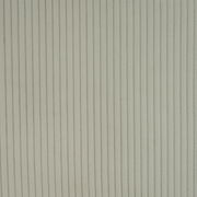 Nahaufnahme eines hellgrauen, gerippten Stoffes, der für einen Schwingstuhl verwendet wird.