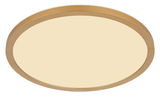 Runde Deckenleuchte SAPANA in Gold, seitliche Perspektive