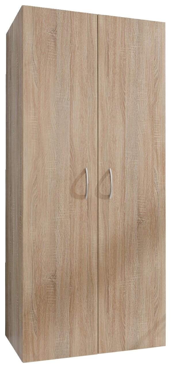 XORA Multifunctionele kast MULTIRAUMKONZEPT Mehrzweckschrank aus Holz mit zwei Türen, frontale Perspektive