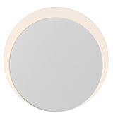 Runde LED-Wandleuchte SUN in Draufsicht mit schlichtem, modernem Design und sanftem Lichtschein.