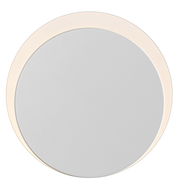 Runde LED-Wandleuchte SUN in Draufsicht mit schlichtem, modernem Design und sanftem Lichtschein.