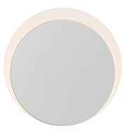 Ronde LED-wandlamp SUN in bovenaanzicht, met een strak, modern ontwerp en een zachte lichtspreiding.