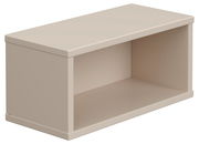 Rechteckige Wandbox in Beige, perspektivisch von vorne rechts fotografiert.