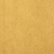 Nahaufnahme eines gelben, strukturierten Stoffes mit vertikalen Linien.