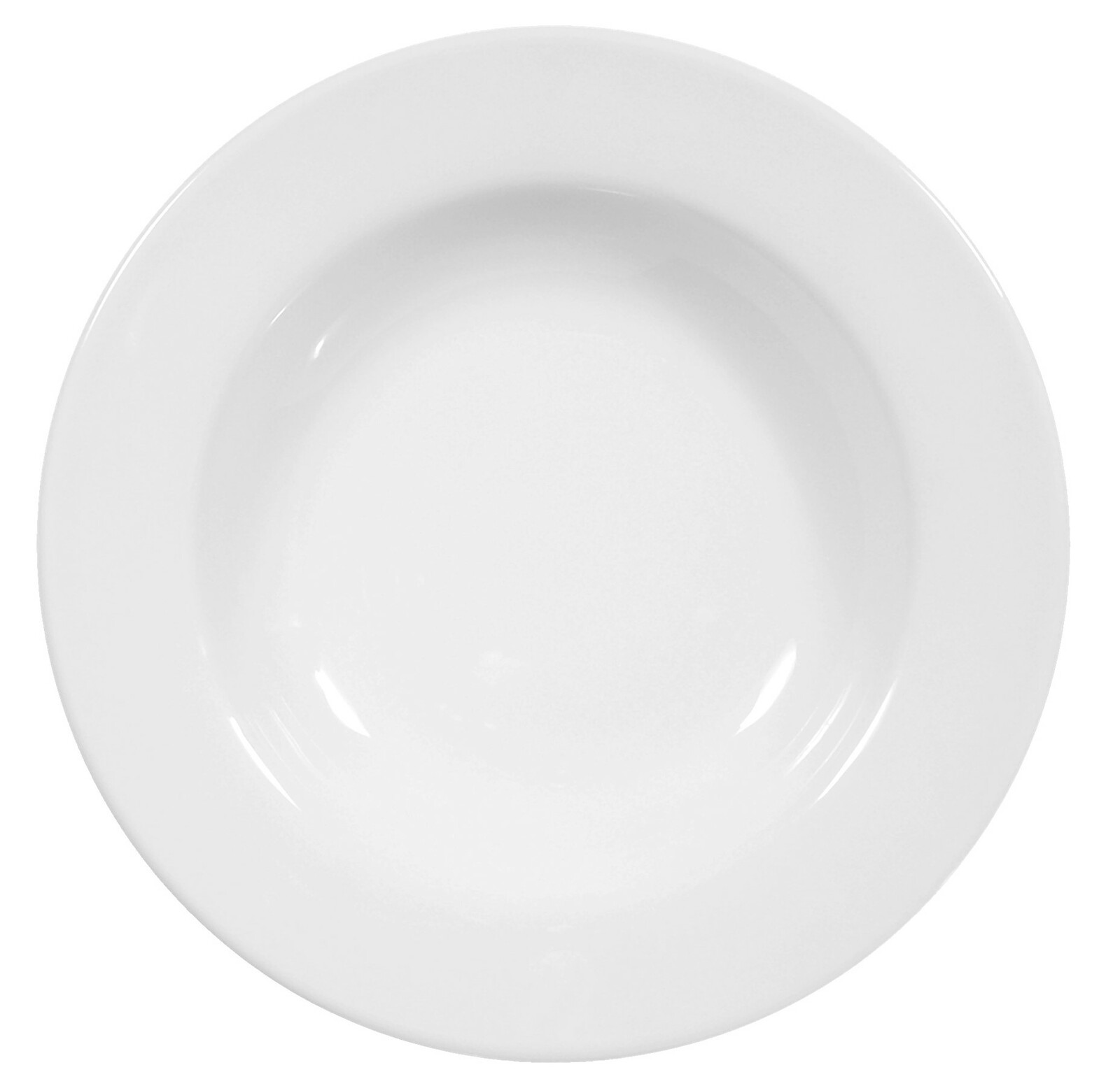 Seltmann Weiden Suppenteller Rondo/Liane uni 7 Weißer Suppenteller Rondo/Liane 22cm, Draufsicht