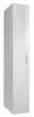 XORA Mehrzweckschrank MALTA Weißer Mehrzweckschrank mit einer Tür, seitliche Perspektive