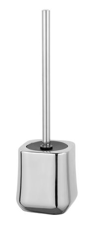 Keramik WC-Garnitur Adine in Chromoptik, frontal abgebildet