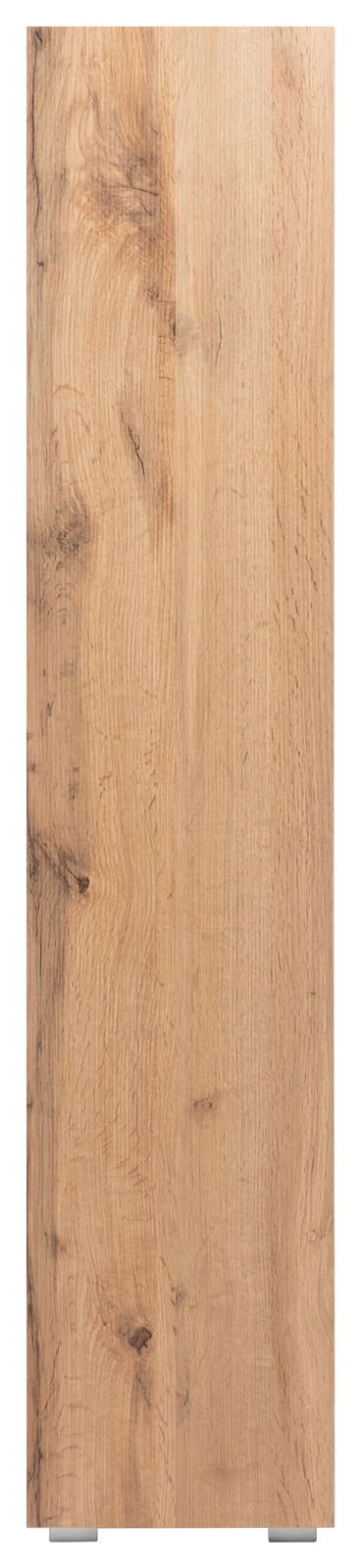 Holzplatte in Eichenoptik, frontal fotografiert