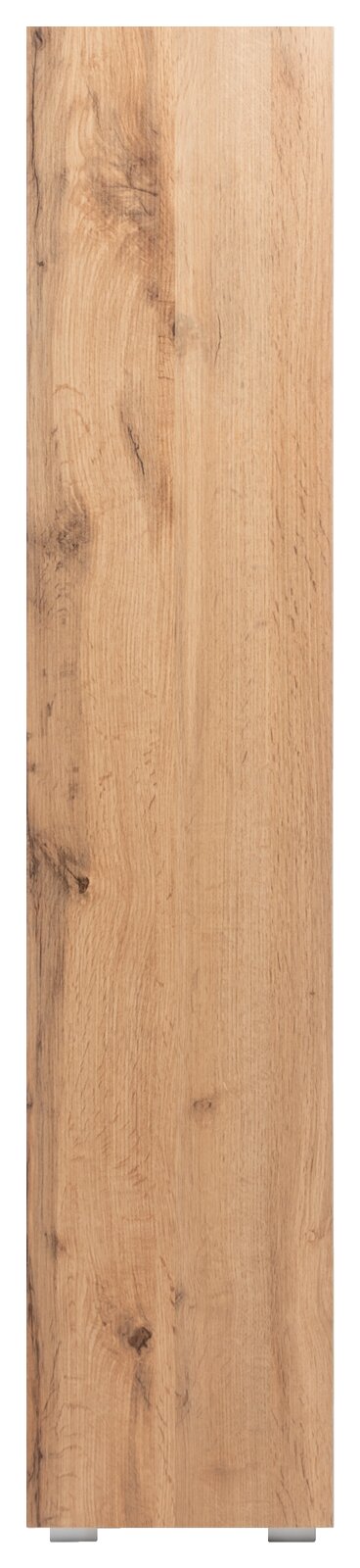 Houten blad met eikenlook, van voren gefotografeerd